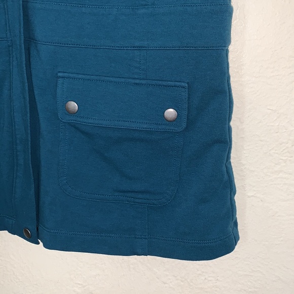 Talbots teal vest - Picture 2 of 5